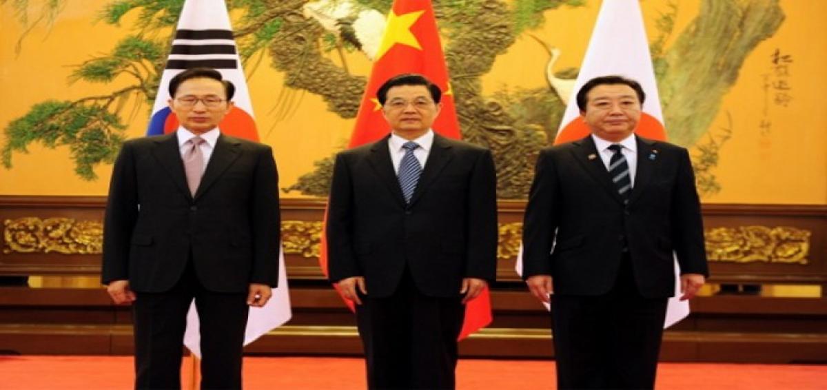 China-Japan-South Korea summit begins